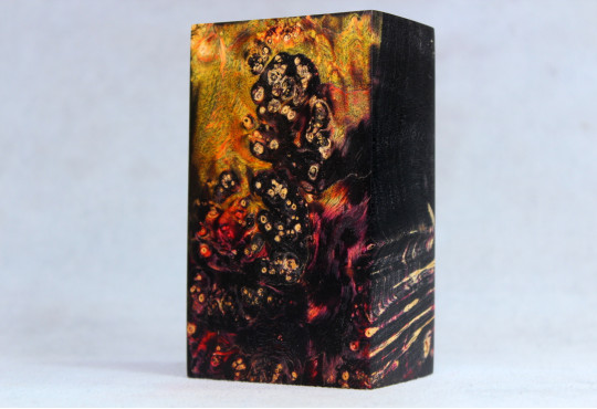 Stabilized Maple Burl Wood Mod Block